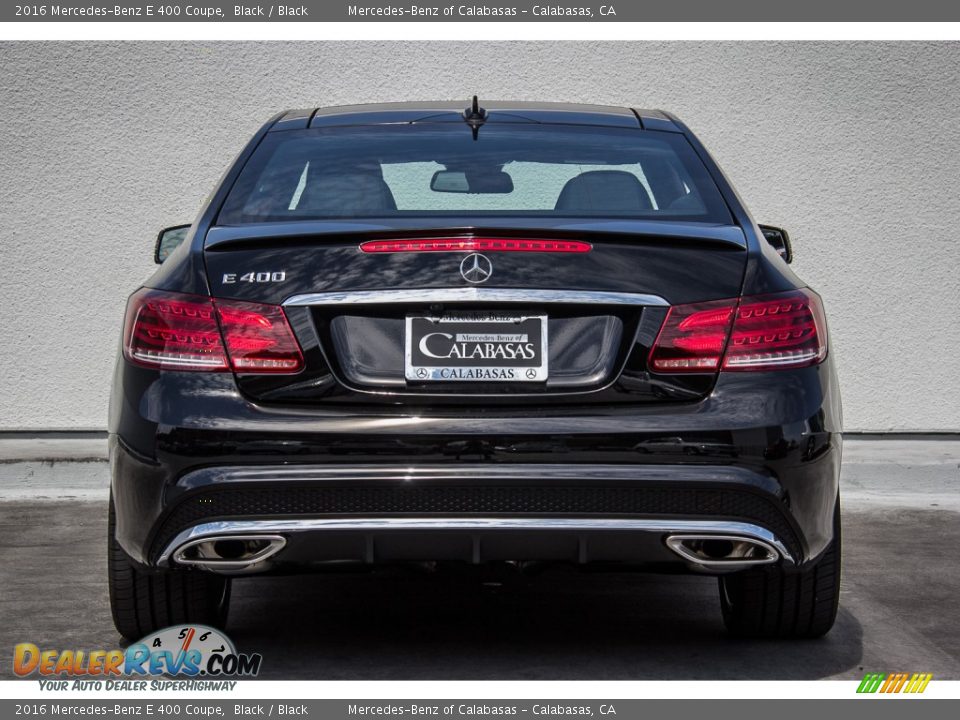 2016 Mercedes-Benz E 400 Coupe Black / Black Photo #4