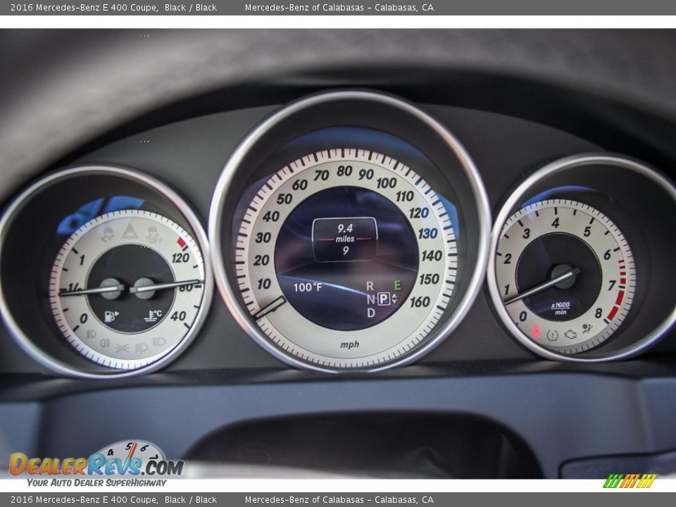 2016 Mercedes-Benz E 400 Coupe Black / Black Photo #7
