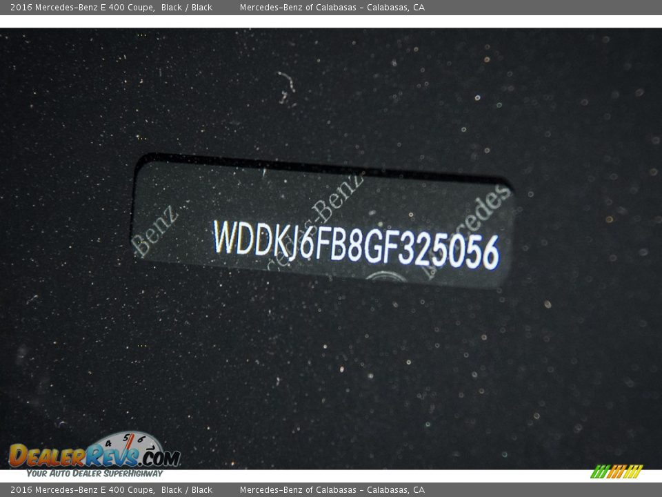 2016 Mercedes-Benz E 400 Coupe Black / Black Photo #8