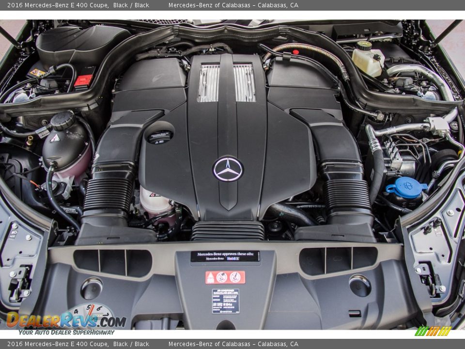 2016 Mercedes-Benz E 400 Coupe Black / Black Photo #9