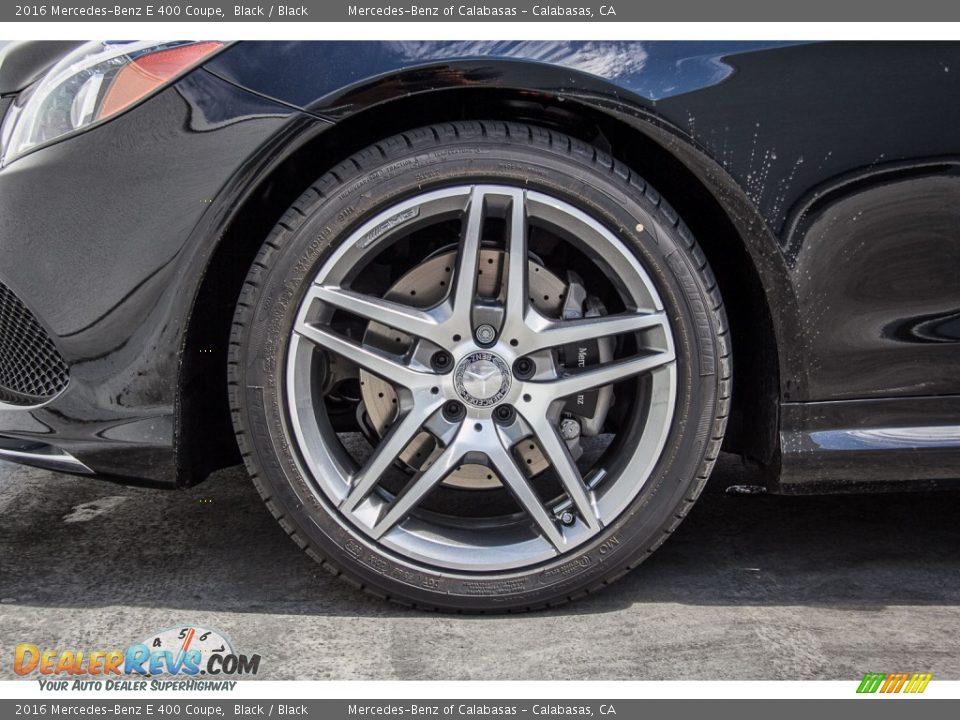 2016 Mercedes-Benz E 400 Coupe Black / Black Photo #10