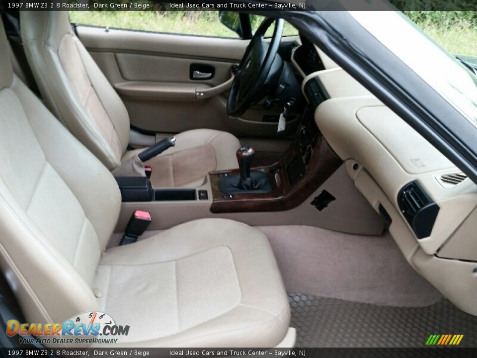 1997 BMW Z3 2.8 Roadster Dark Green / Beige Photo #9