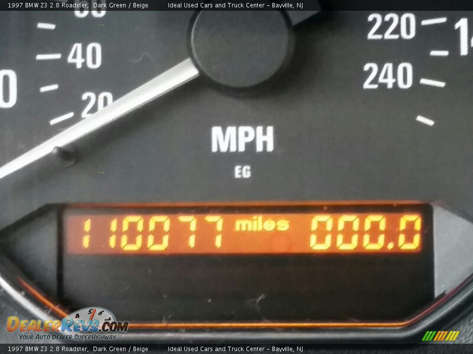 1997 BMW Z3 2.8 Roadster Dark Green / Beige Photo #12