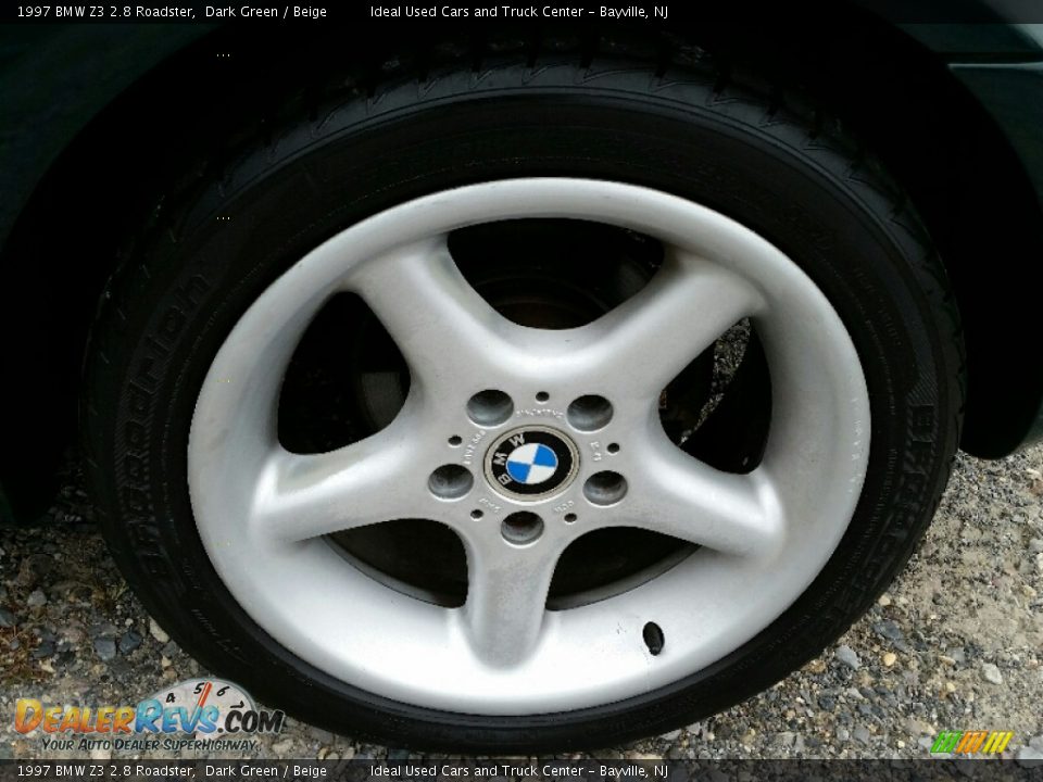 1997 BMW Z3 2.8 Roadster Dark Green / Beige Photo #21
