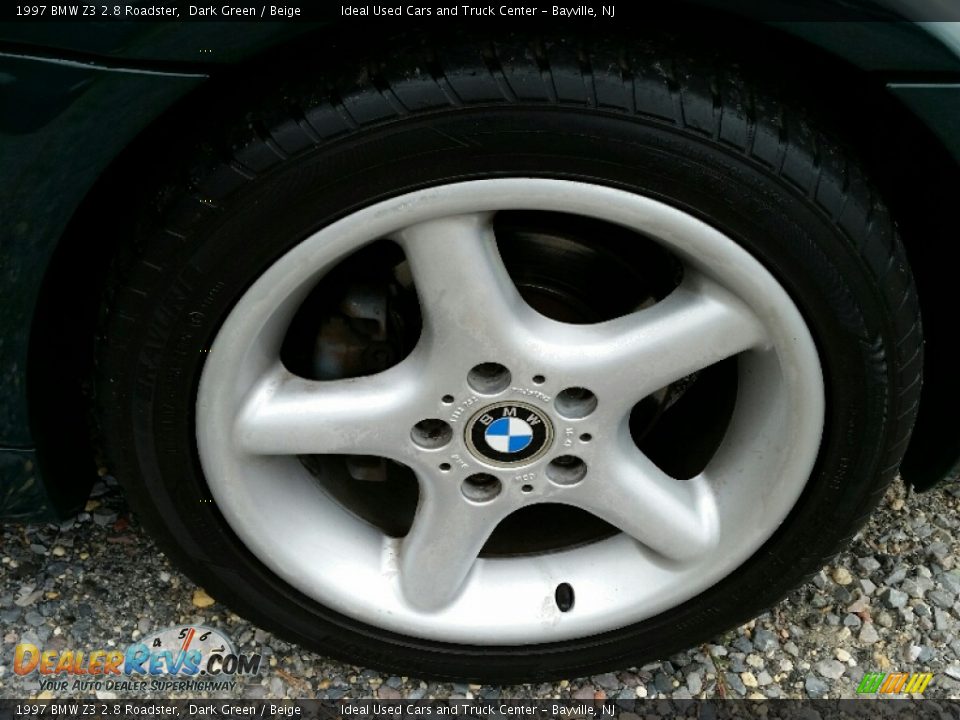 1997 BMW Z3 2.8 Roadster Dark Green / Beige Photo #23
