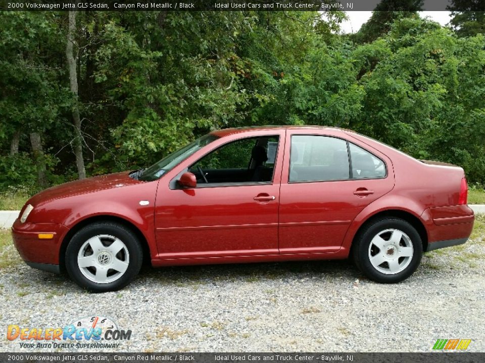 Canyon Red Metallic 2000 Volkswagen Jetta GLS Sedan Photo #3