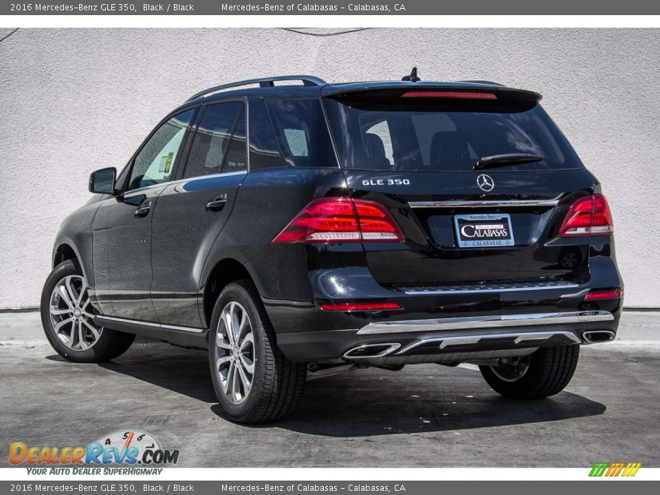 2016 Mercedes-Benz GLE 350 Black / Black Photo #3
