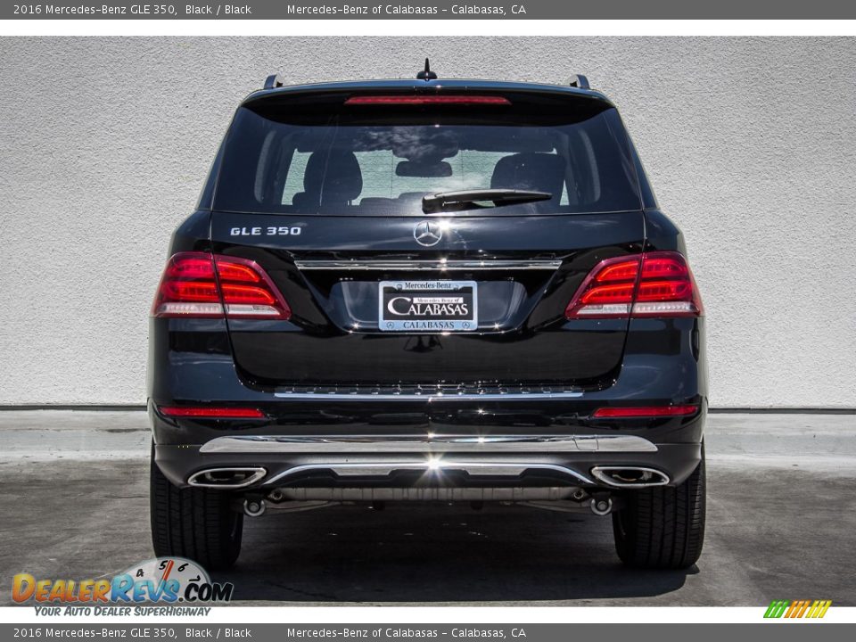 2016 Mercedes-Benz GLE 350 Black / Black Photo #4