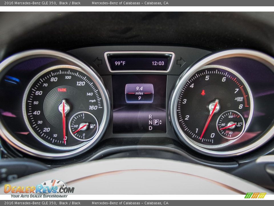 2016 Mercedes-Benz GLE 350 Black / Black Photo #7