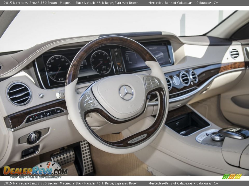 Dashboard of 2015 Mercedes-Benz S 550 Sedan Photo #5