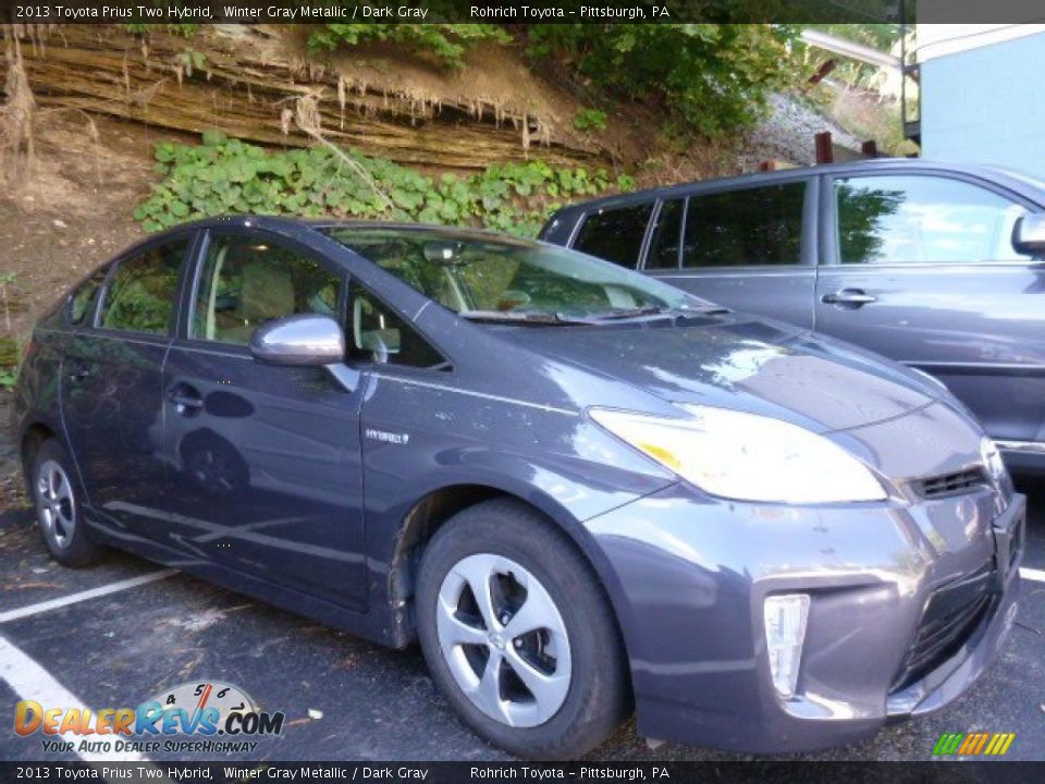 2013 Toyota Prius Two Hybrid Winter Gray Metallic / Dark Gray Photo #1