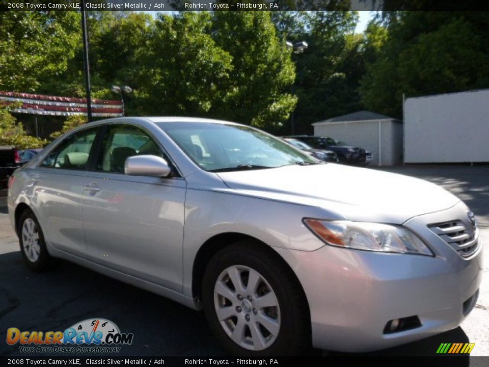2008 Toyota Camry XLE Classic Silver Metallic / Ash Photo #1