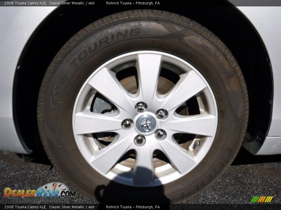 2008 Toyota Camry XLE Classic Silver Metallic / Ash Photo #6