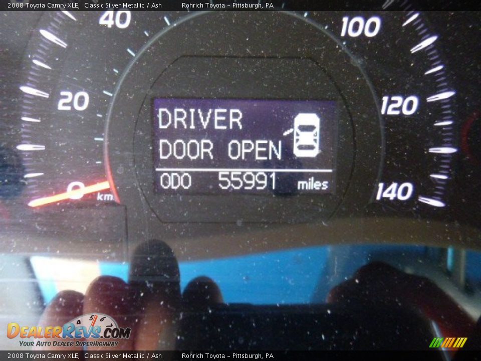 2008 Toyota Camry XLE Classic Silver Metallic / Ash Photo #8