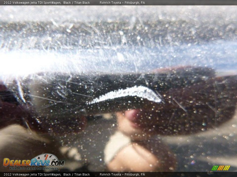 2012 Volkswagen Jetta TDI SportWagen Black / Titan Black Photo #7