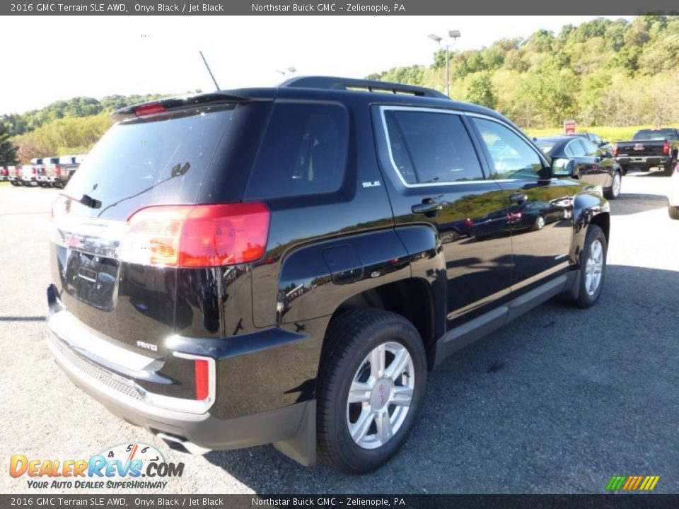 2016 GMC Terrain SLE AWD Onyx Black / Jet Black Photo #7