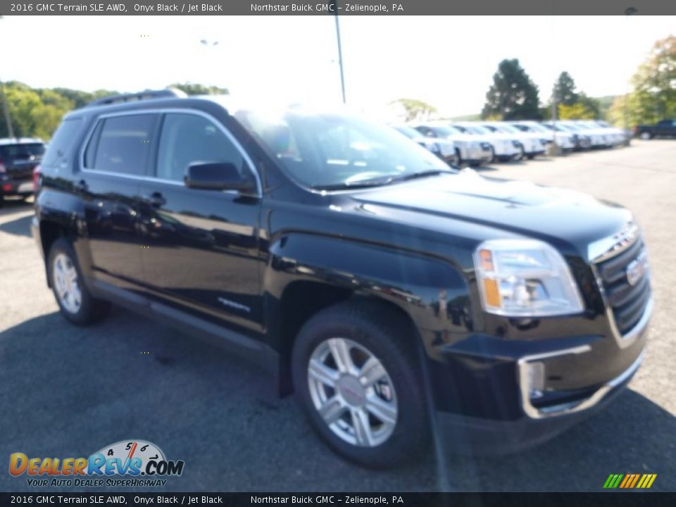 2016 GMC Terrain SLE AWD Onyx Black / Jet Black Photo #11