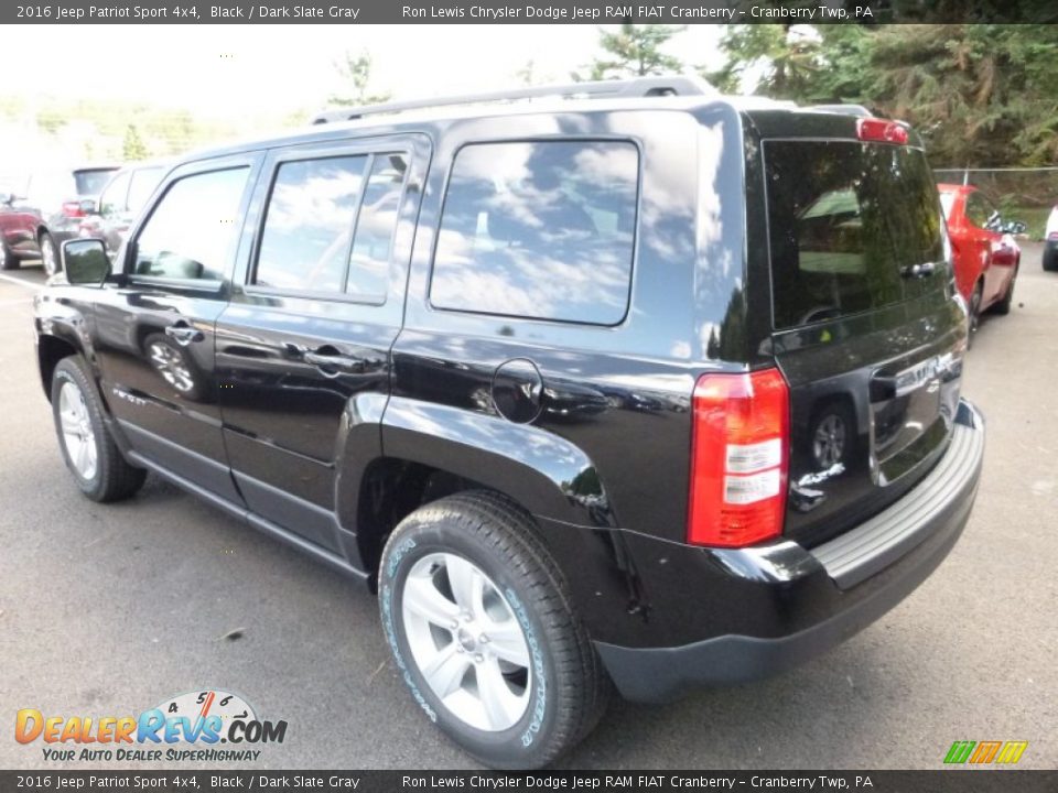 2016 Jeep Patriot Sport 4x4 Black / Dark Slate Gray Photo #7