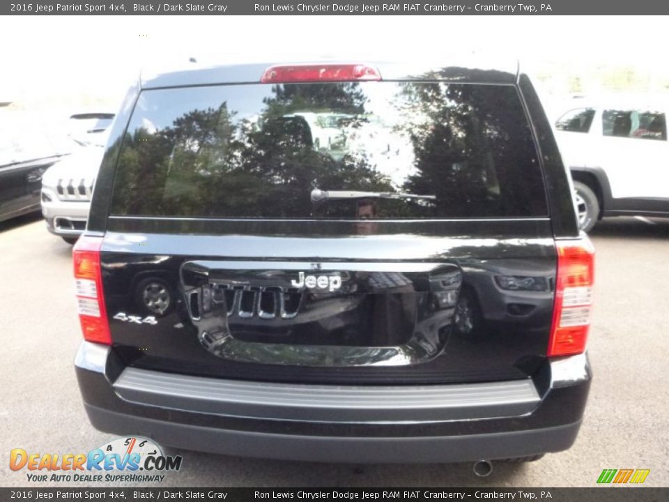 2016 Jeep Patriot Sport 4x4 Black / Dark Slate Gray Photo #8