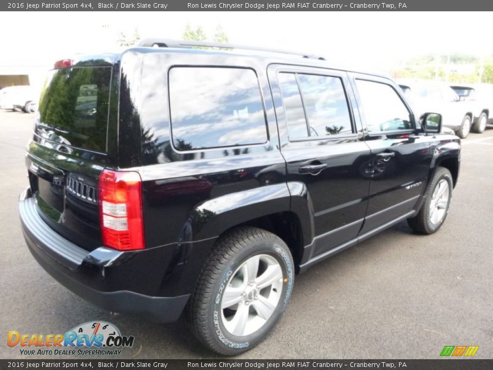2016 Jeep Patriot Sport 4x4 Black / Dark Slate Gray Photo #9