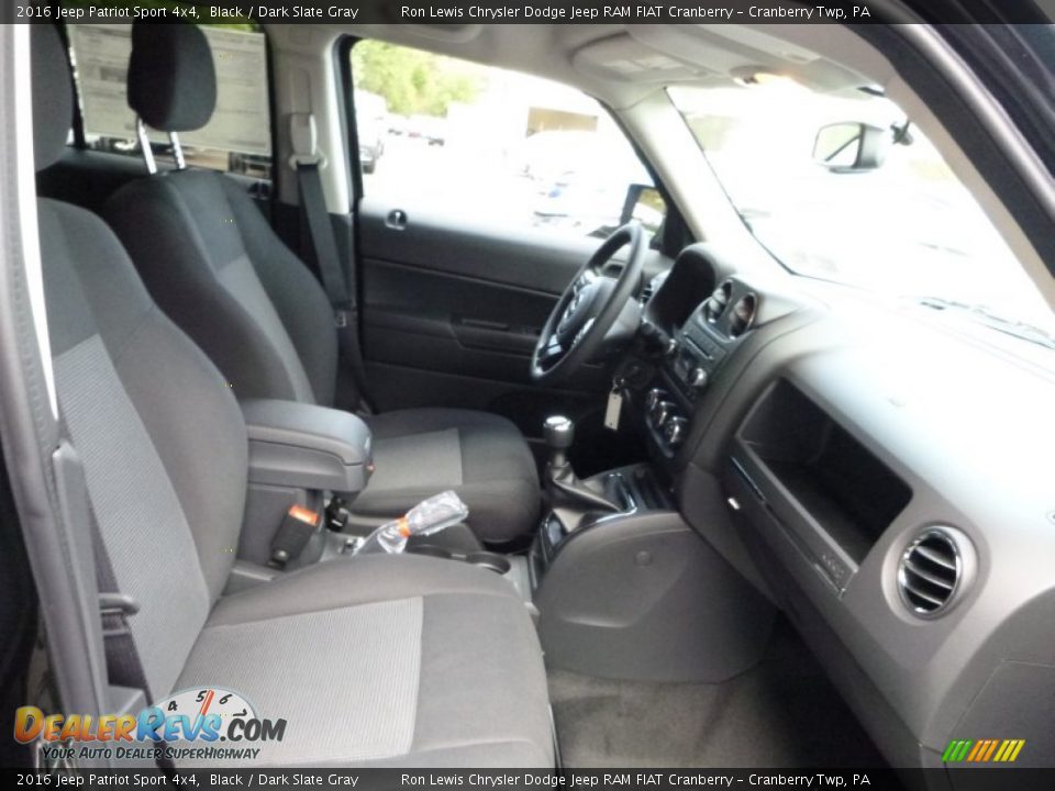 2016 Jeep Patriot Sport 4x4 Black / Dark Slate Gray Photo #11