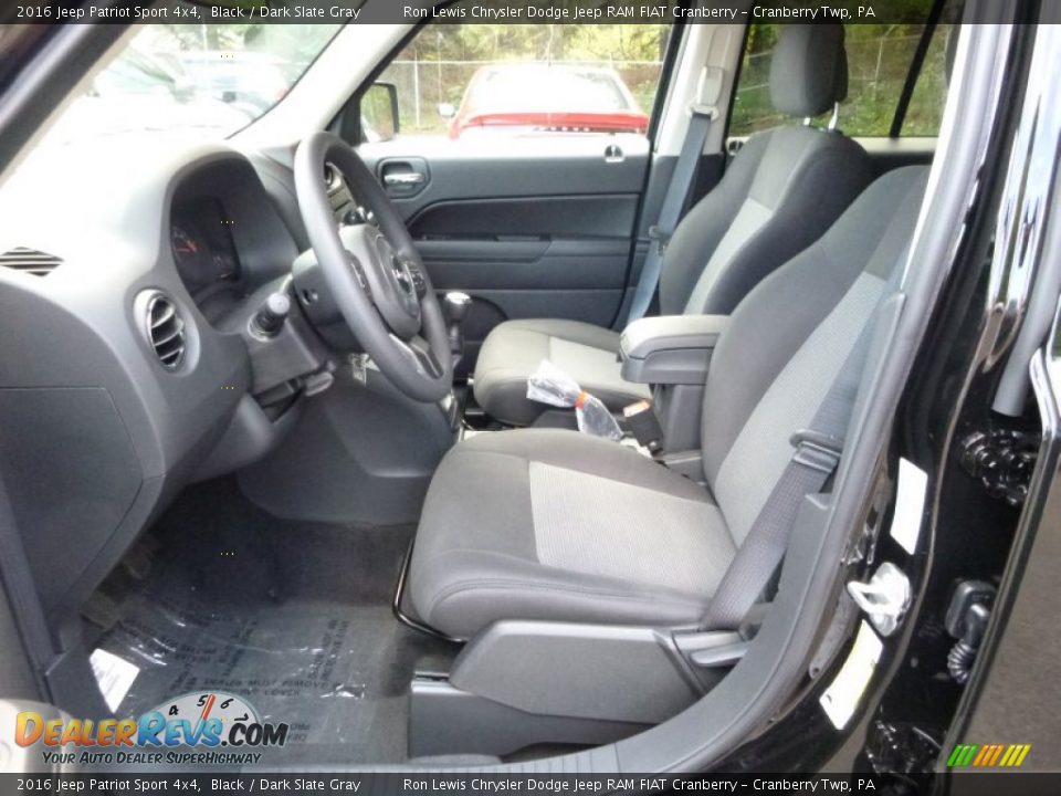 2016 Jeep Patriot Sport 4x4 Black / Dark Slate Gray Photo #15
