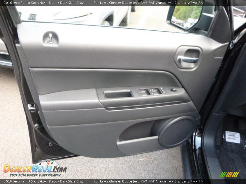 2016 Jeep Patriot Sport 4x4 Black / Dark Slate Gray Photo #16