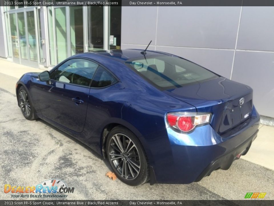 2013 Scion FR-S Sport Coupe Ultramarine Blue / Black/Red Accents Photo #3