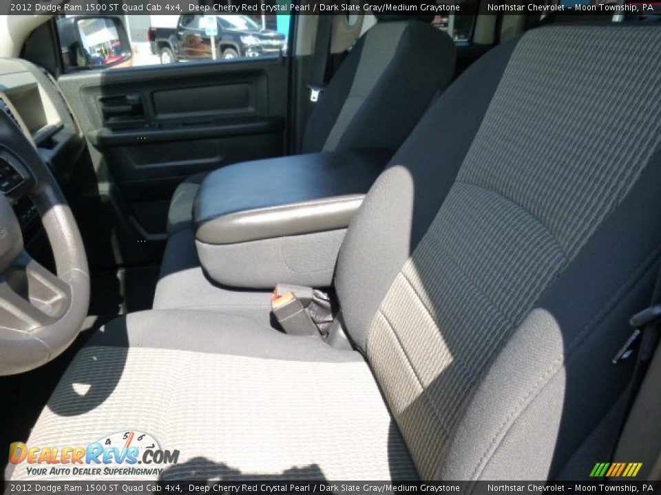2012 Dodge Ram 1500 ST Quad Cab 4x4 Deep Cherry Red Crystal Pearl / Dark Slate Gray/Medium Graystone Photo #13