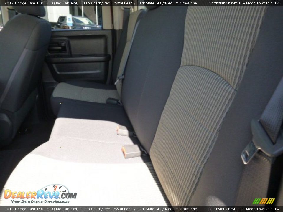 2012 Dodge Ram 1500 ST Quad Cab 4x4 Deep Cherry Red Crystal Pearl / Dark Slate Gray/Medium Graystone Photo #14