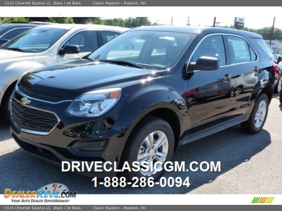 2016 Chevrolet Equinox LS Black / Jet Black Photo #1