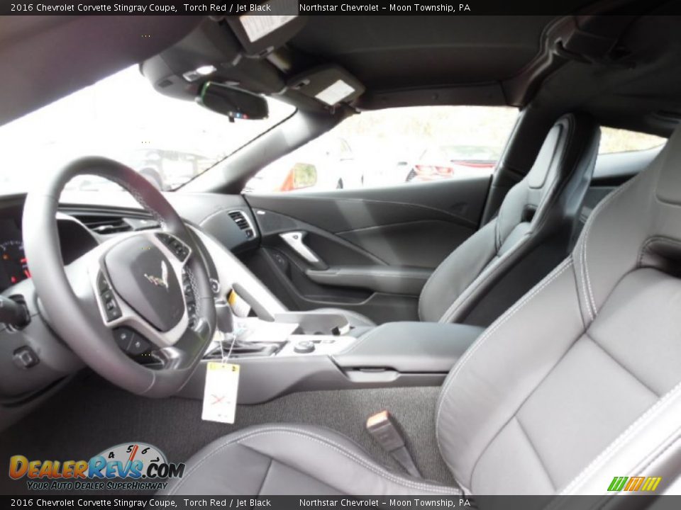 Jet Black Interior - 2016 Chevrolet Corvette Stingray Coupe Photo #11