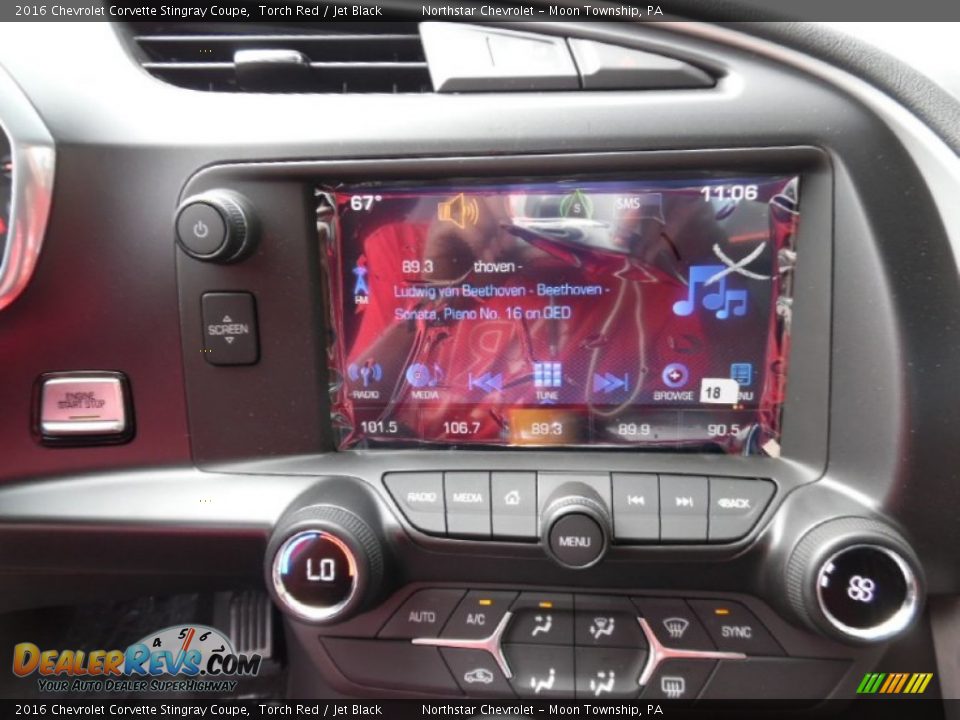 2016 Chevrolet Corvette Stingray Coupe Torch Red / Jet Black Photo #19