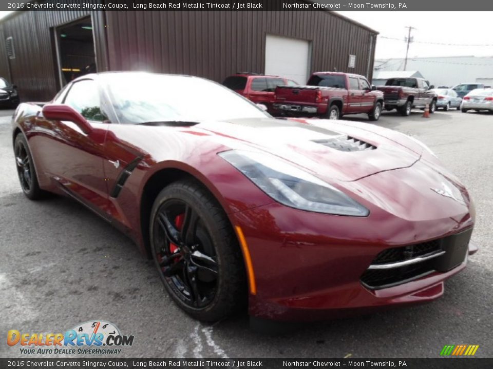 2016 Chevrolet Corvette Stingray Coupe Long Beach Red Metallic Tintcoat / Jet Black Photo #3