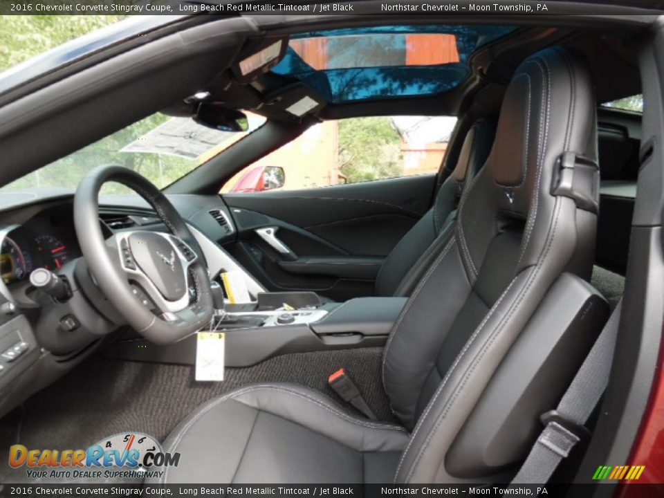 Jet Black Interior - 2016 Chevrolet Corvette Stingray Coupe Photo #11