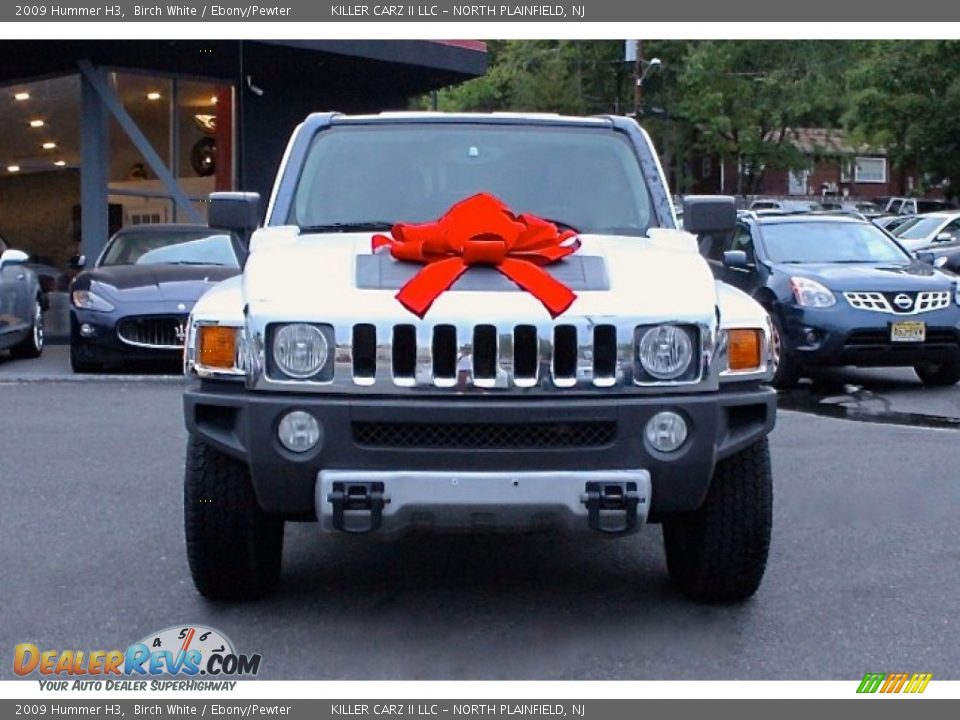 2009 Hummer H3 Birch White / Ebony/Pewter Photo #2