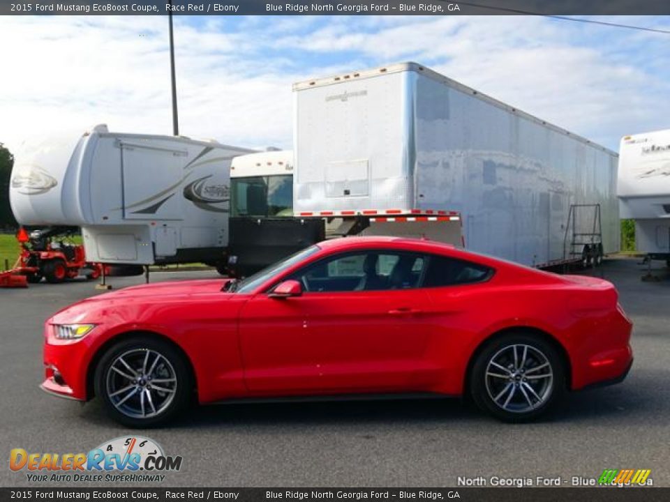 2015 Ford Mustang EcoBoost Coupe Race Red / Ebony Photo #2