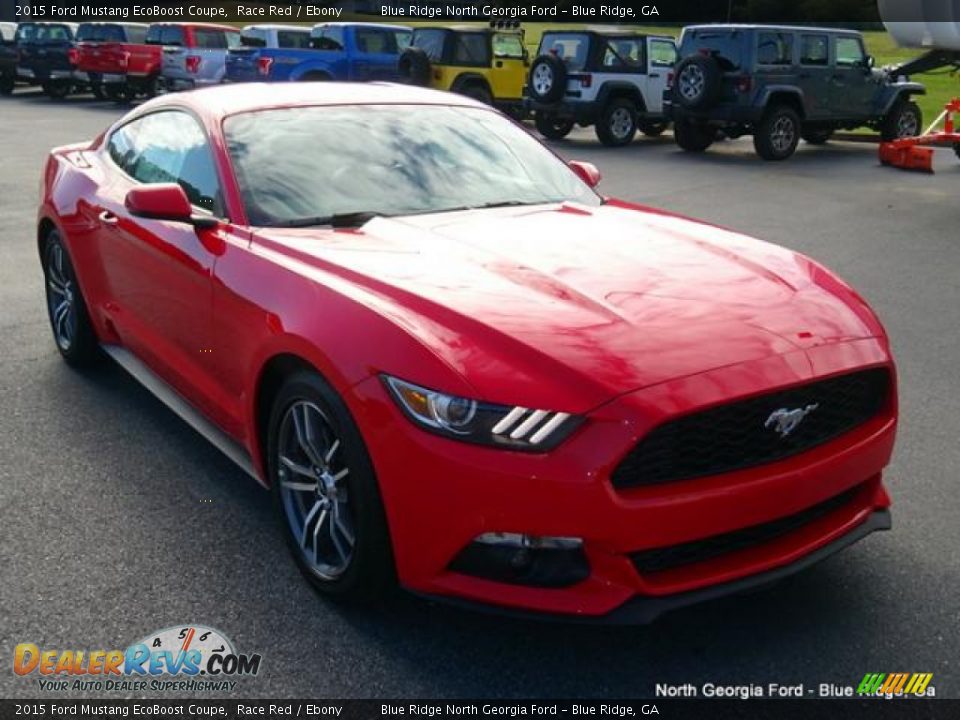 2015 Ford Mustang EcoBoost Coupe Race Red / Ebony Photo #7