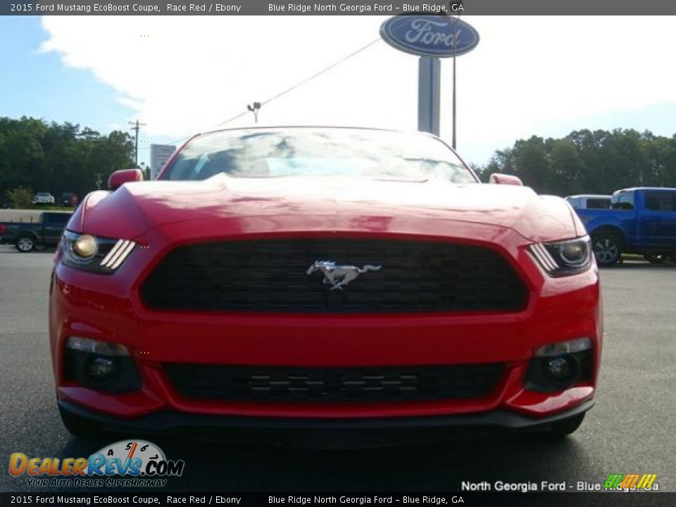 2015 Ford Mustang EcoBoost Coupe Race Red / Ebony Photo #8