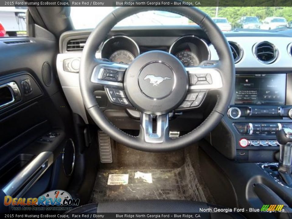2015 Ford Mustang EcoBoost Coupe Race Red / Ebony Photo #12