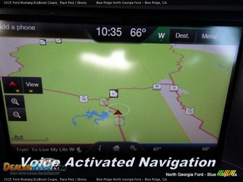 2015 Ford Mustang EcoBoost Coupe Race Red / Ebony Photo #20