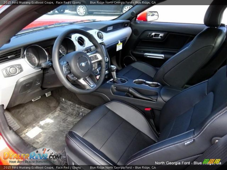 2015 Ford Mustang EcoBoost Coupe Race Red / Ebony Photo #28