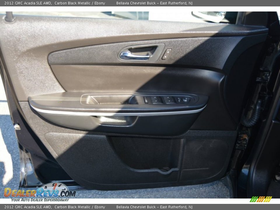 2012 GMC Acadia SLE AWD Carbon Black Metallic / Ebony Photo #6