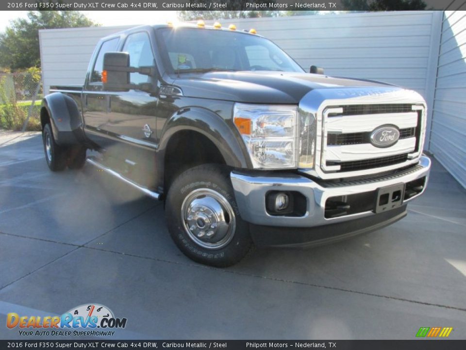 2016 Ford F350 Super Duty XLT Crew Cab 4x4 DRW Caribou Metallic / Steel Photo #1