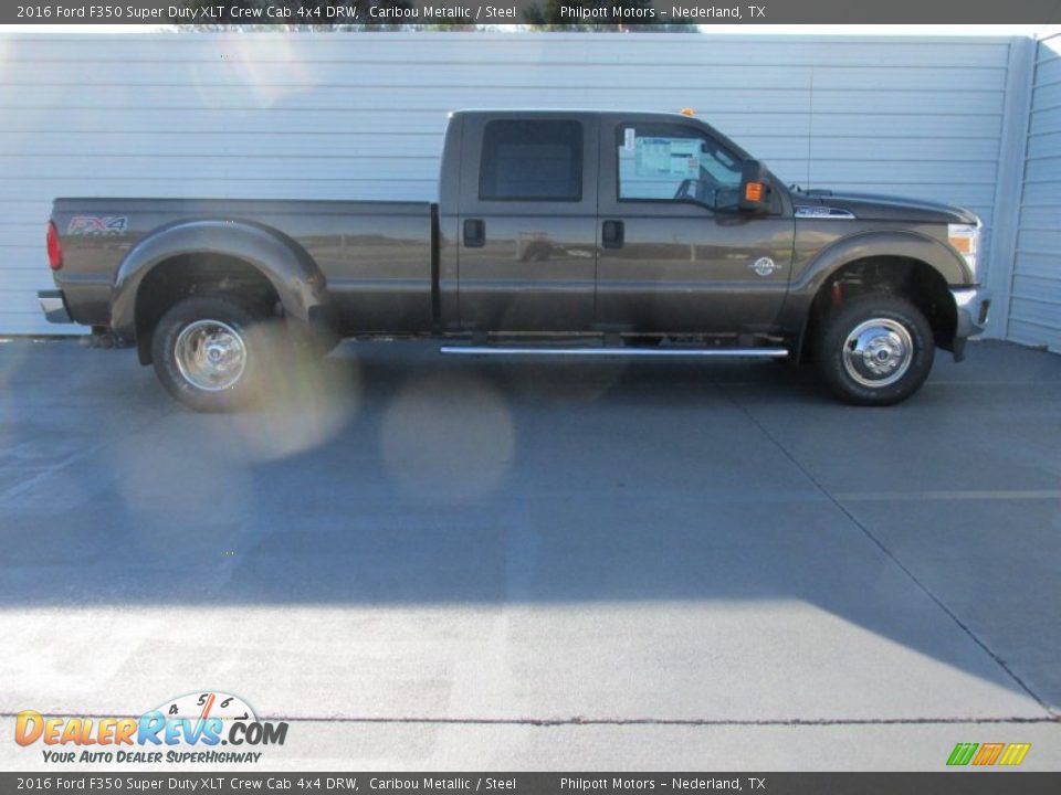 2016 Ford F350 Super Duty XLT Crew Cab 4x4 DRW Caribou Metallic / Steel Photo #3