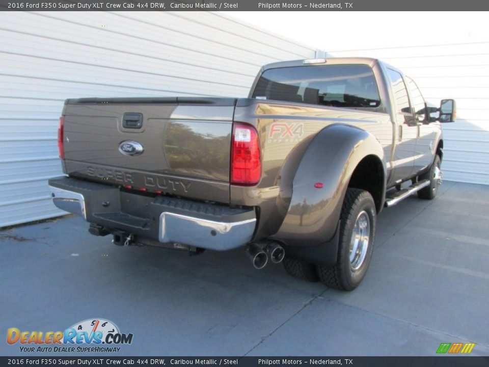 2016 Ford F350 Super Duty XLT Crew Cab 4x4 DRW Caribou Metallic / Steel Photo #4