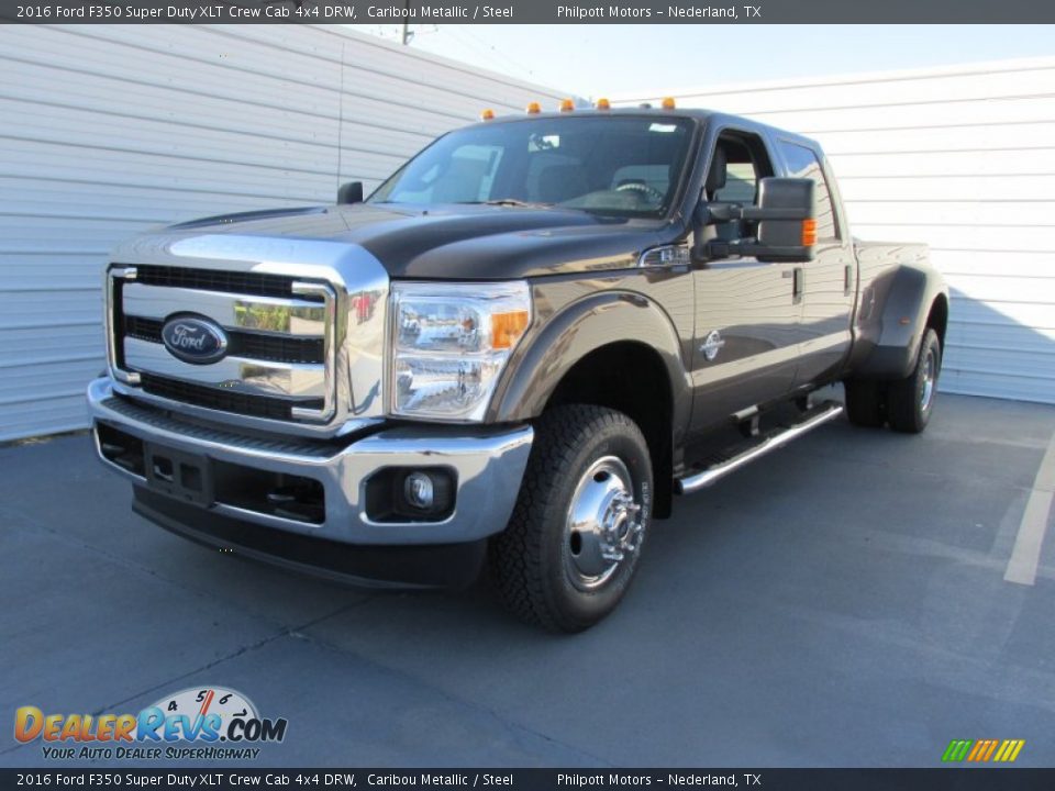 2016 Ford F350 Super Duty XLT Crew Cab 4x4 DRW Caribou Metallic / Steel Photo #7