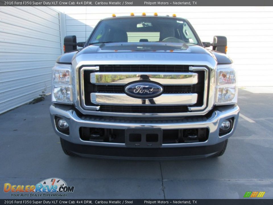 2016 Ford F350 Super Duty XLT Crew Cab 4x4 DRW Caribou Metallic / Steel Photo #8