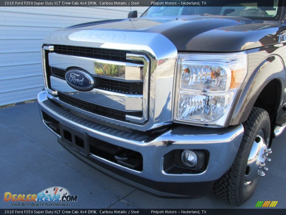 2016 Ford F350 Super Duty XLT Crew Cab 4x4 DRW Caribou Metallic / Steel Photo #10