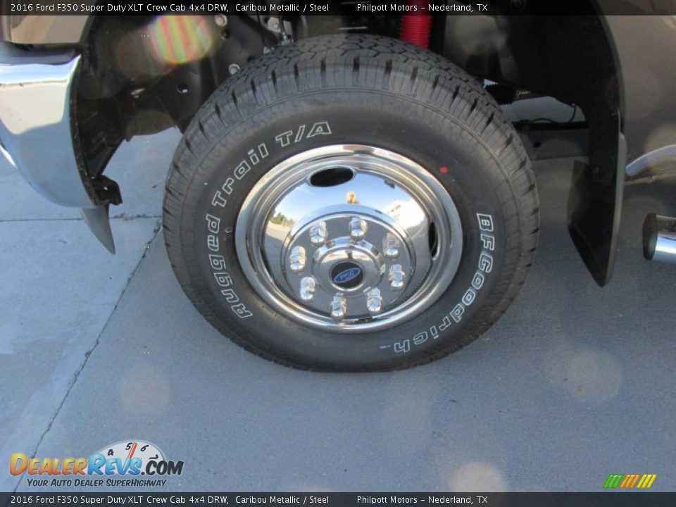 2016 Ford F350 Super Duty XLT Crew Cab 4x4 DRW Caribou Metallic / Steel Photo #11